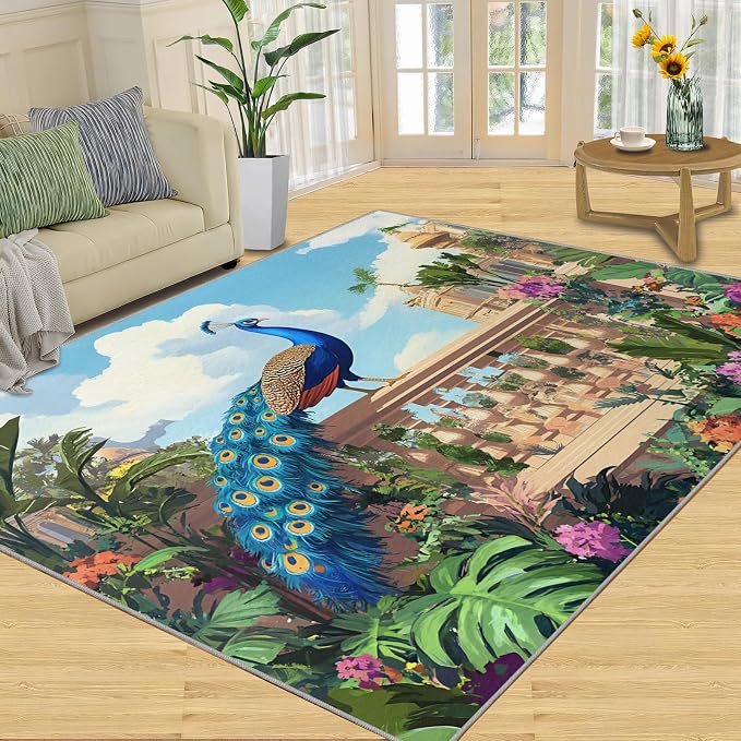 Peacock Rugs for Living Room - Image 2