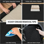 IOHOUZE Washable Exrea Long Hallway Runner Rug 3x20 Non Slip Rubber Backed - Image 2