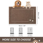 BEQHAUSE Dog Door Mat for Muddy Paws 24"x36" Dirt Trapper Absorbent Doormat Non - Image 2