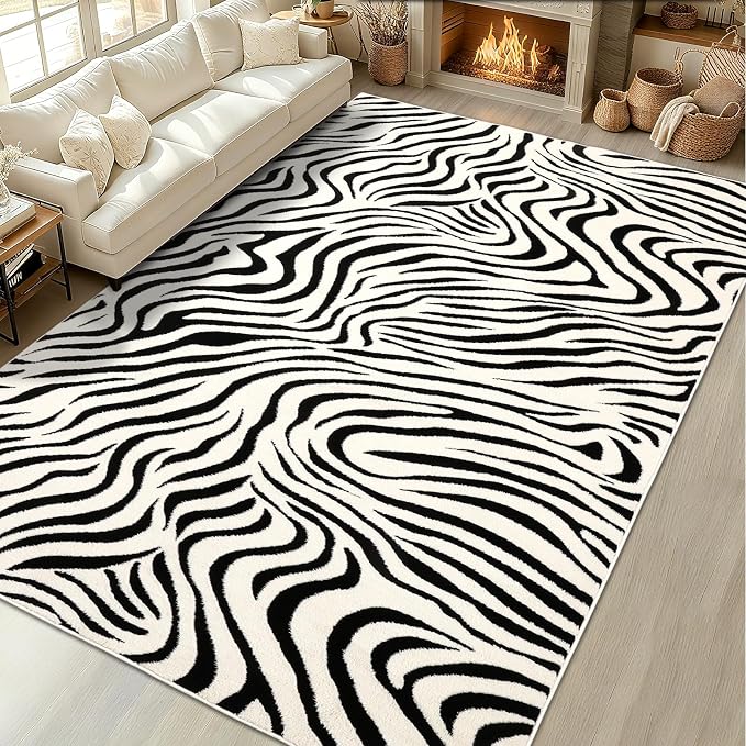 YIHOUSE 9×12 Ft Area Rugs for Living Room: Modern Washable Rug by YIHOUSE