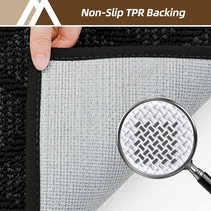 COSY HOMEER Non-Slip Door Mat 20"x32", Entryway Rugs Low Profile Absorbent Dirt - Image 4