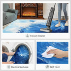 Japanese Ocean Rugs for Bedroom - Image 7