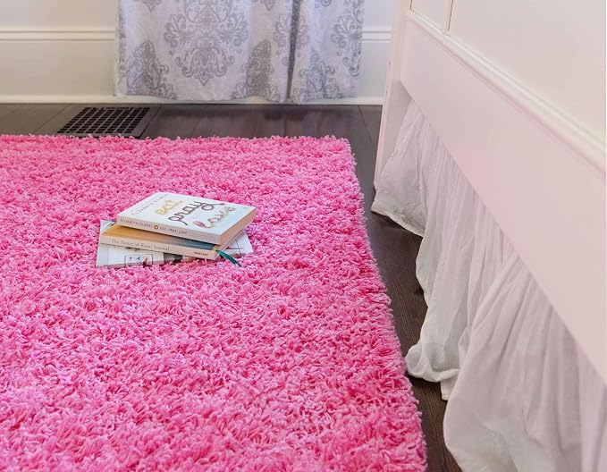 Unique Loom Solid Shag Collection Area Rug - Image 5