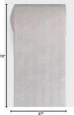 Well Woven Custom Size Hallway & Stair Runner- Harlow Pompeii Ivory 27 Inches - Image 2