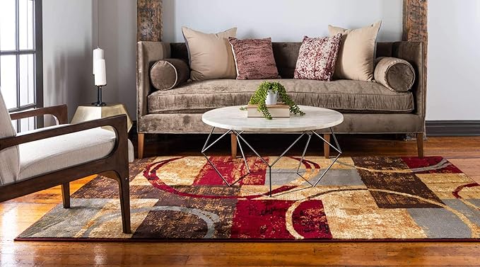 Unique Loom Barista Collection Area Rug - Image 3