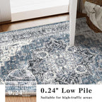 5x7 Area Rugs for Living Room Ultra-Soft Washable Rug Vintage Distressed Boho - Image 5
