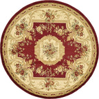 Unique Loom Versailles Collection Traditional Classic Floral Motif Area Rug - Image 7