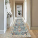 Enkor Runner Rugs for Hallway, 2.6x10.5 Washable Soft Non Slip Floor Rugs for - Image 6