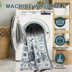 WILLSUN Washable Area Rugs, 2x6 Non-Slip Boho Area Rugs - Image 5