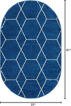 Unique Loom Trellis Frieze Collection Area Rug - Image 2