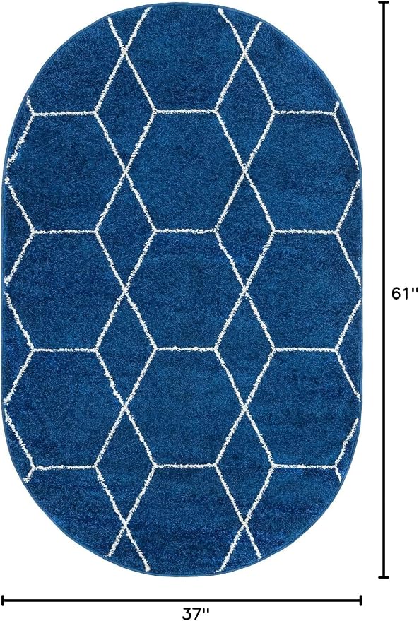 Unique Loom Trellis Frieze Collection Area Rug - Image 2