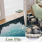 Visual Illusion Canyon Living Room Rug, 3D Visual Effect Stream Indoor Throw Mat - Image 6