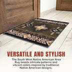 YHSF South West Native American Area Rug C318 - Image 7