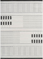 CAMILSON Modern Rug 10x14 Luxury Geometric Pattern Large Micro Loop Area Rugs - Image 2