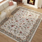 Rugcomf Vintage Paisley Rugs for Living Room 8'x10' - Image 5