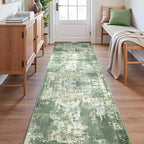 Washable Area Rugs 2'x8' Non-Slip Modern Abstract Soft - Image 2