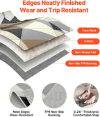 VEVOR 5 x 7 ft Area Rug Large Washable Rug Non-Slip and Tear-Resistant Soft - Image 6