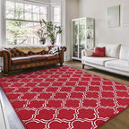 Amearea Fluffy Indoor Trellis Rug, Soft Moroccan Home Rugs by AmeareaDirect