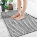 Grey Bathroom Rugs by winolive