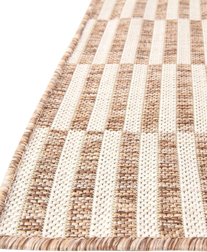 Unique Loom Outdoor Striped Collection Area Rug - Image 6