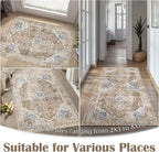 jinchan Kelda Runner Rug 2x5 Washable Rug Soft Hallway Runner Indoor Vintage - Image 5