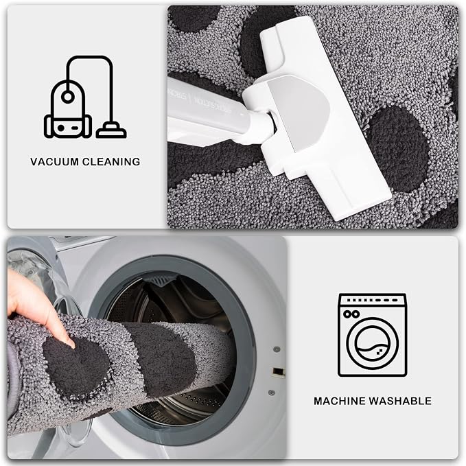PURRUGS Dirt Trapping Door Mat 32" x 47", Non-Skid/Slip Machine Washable - Image 7