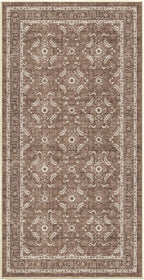 WITSHOCK Washable 2x4 Entryway Area Rug, Soft Non-Slip Rugs Vintage Flower - Image 8