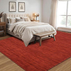 RUGSREAL 5x7 Living Room Area Rug Modern Solid Color Area Rugs Non-Slip Stain - Image 2