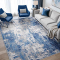 Washable Area Rugs 6'x8' Non-Slip Modern Abstract Soft by RELEANY