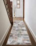 vivorug Grey Runner Rug 2x10 Machine Washable Rug - Image 2