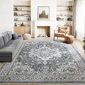 Marsail 8x10 Washable Area Rug, Soft & Slip-Resistant Large Area Rug by Marsail