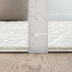 Abani Cream Area Rug for Living Room, Bedroom - Image 2