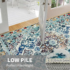 Easy-Going Area Rug 5x7 Washable Boho Rugs - Image 2