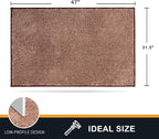 PURRUGS Dirt Trapping Door Mat 31.5" x 47", Non-Slip Machine Washable Entry Rug - Image 2