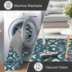 KILOCOCO Area Rug 3'x5' Rug for Entryway Washable Printed Bedroom Rugs Non Slip - Image 6