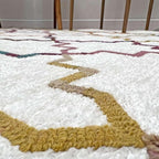 Alfa Rich 7x10 Moroccan White Washable Area Rugs - Image 7