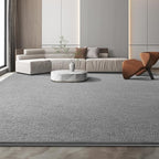 Large Modern Area Rugs for Living Room Bedroom, 6x9 Feet Grey Ultra Soft Solid - Image 3