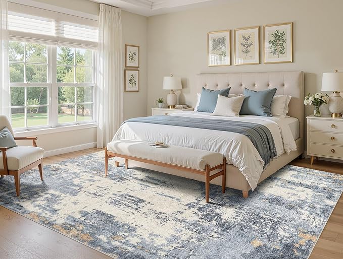 7x9 Area Rug Living Room Rugs - Image 2