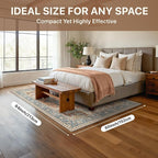 GENIMO 5X7 Area Rugs for Living Room, Machine Washable Vintage Floor Cover - Image 8