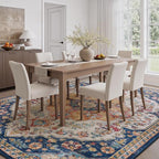 tchdio 8x10 Area Rugs for Living Room, Vintage Non Slip Washable Rug, Soft Low - Image 6