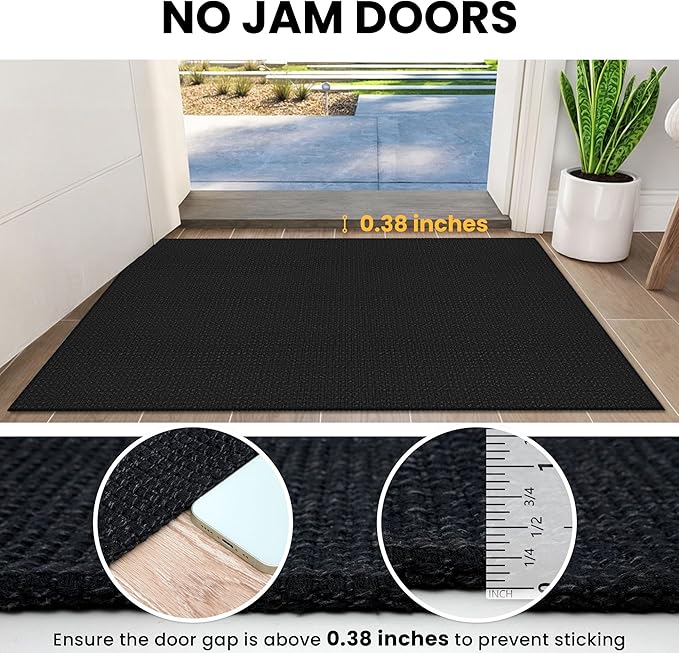 IOHOUZE Washable Exrea Long Hallway Runner Rug 3x20 Non Slip Rubber Backed - Image 3