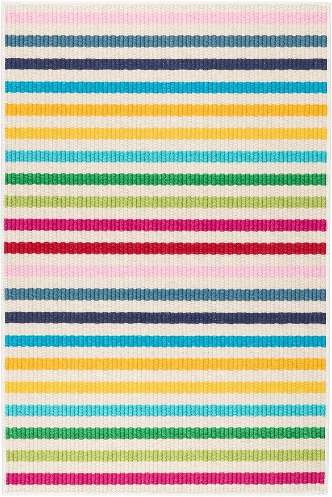 Dash and Albert Rainbow Machine Washable Area Rug by DashAlbert