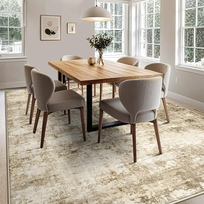 6x9 Machine Washable Area Rug for Living Room, Kids and Pets Friendly for - Image 8