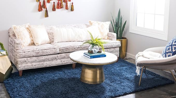 Unique Loom Solid Shag Collection Area Rug - Image 12