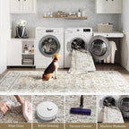jinchan Fiora Long Hallway Runner Rug 2x12 Machine Washable Runner Rug Taupe - Image 3
