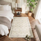 Washable 4x6 Rugs for Living Room, Boho Non-Slip Vintage Distress Small Rugs - Image 2