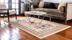 Unique Loom Taftan Collection Border Geometric Tribal Inspired Design Area Rug - Image 4
