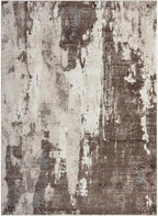 LUXE WEAVERS Euston Collection 7681 Brown 6x9 Modern Abstract Area Rug - Image 3