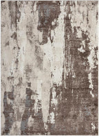 LUXE WEAVERS Euston Collection 7681 Brown 5x7 Modern Abstract Area Rug - Image 3