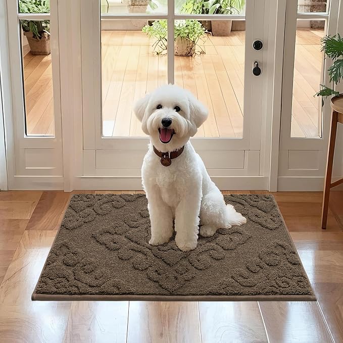 COSY HOMEER Door Mat 20”x32”, Absorbent Dirt Trapper Entryway Rugs, Non-Slip - Image 9